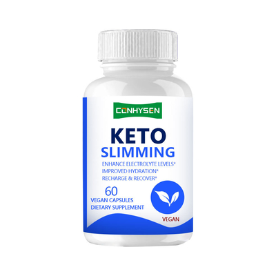 Cápsulas de Emagrecimento KETO Suporte Detox Limpeza Suplementos Cápsulas de Perda de Peso