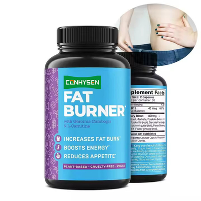 Queimador de Gordura Premium à Base de Plantas com Garcinia Cambogia L-Carnitina Aumentar o Metabolismo Reduzir o Apetite Desintoxicar Energize