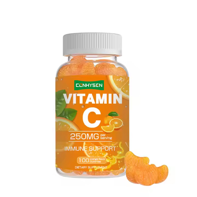Gomas de Vitamina C Reforçam o Sistema Imunitário Suplemento Vitamínico para Adultos Doces de Vitamina C