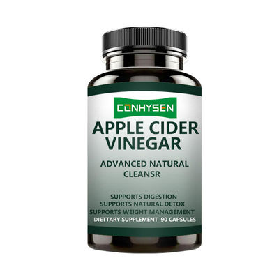 2025 OEM Cápsulas Personalizadas para Queima de Gordura, Barriga Lisa, Slim, Vinagre de Maçã com ACV, Suporte à Perda de Peso para Mulheres