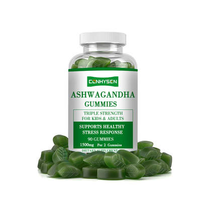 Gomas de Ashwagandha para a Função Cognitiva - Validade de 18 Meses