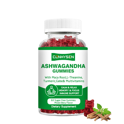 Preço de Atacado de Gomas de Ashwagandha Melhora a Função da Tireoide