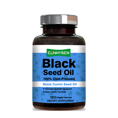 Cápsulas de Óleo de Semente Negra 500mg para Cabelo, Pele e Suporte Articular