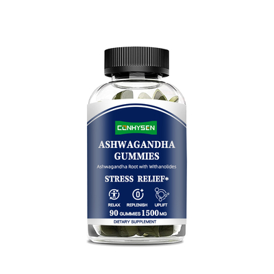 Gomas de Ashwagandha Probióticas 60 unidades para Alívio do Cortisol e Ansiedade