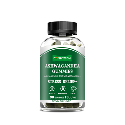 Ashwagandha Probiótico Gummies 60ct para aliviar o estresse