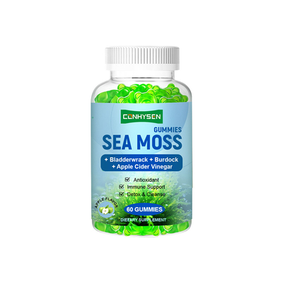 Atacado de fábrica de gomas de musgo marinho e bladderwrack orgânicos Fortalecem antioxidantes