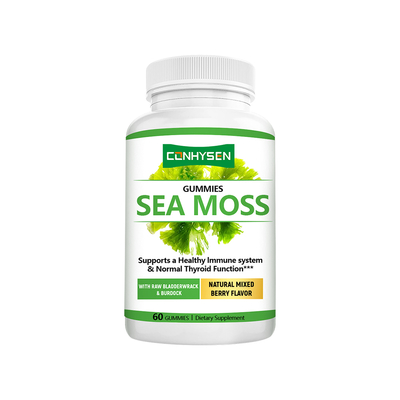 Grátis Custom Irish Sea Moss Gummies Supplier Support Limpeza e Desintoxicação