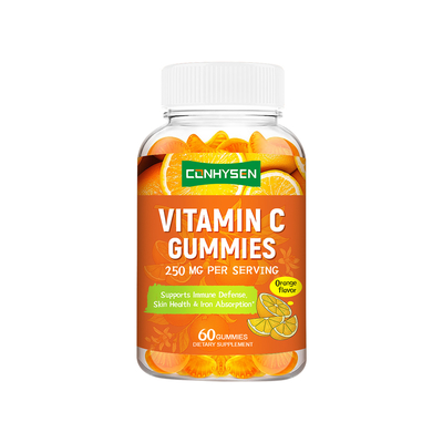 250mg de vitamina C personalizada Gomes mantêm a pele saudável