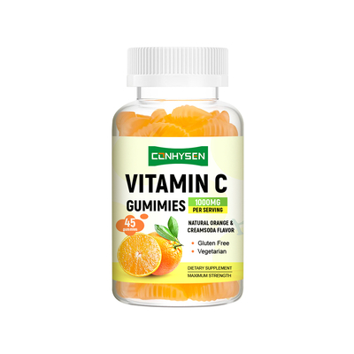 Gomas de vitamina C vegetarianas personalizadas do fabricante para impulsionar o sistema imunológico