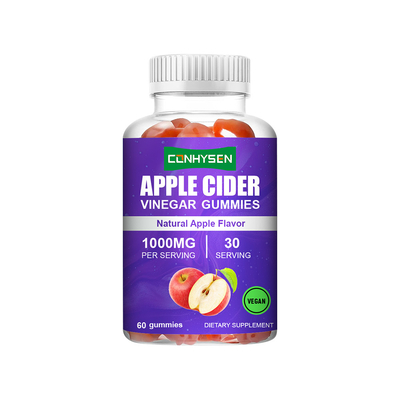 Fábrica sabor de maçã goma de vinagre de maçã promoção de desintoxicação marca personalizada