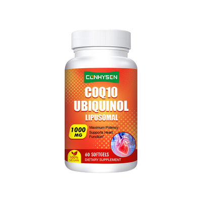 Cápsulas gelatinosas de Ubiquinol COQ10 1000mg Suporte à Função Cardíaca OEM/ODM Personalizado