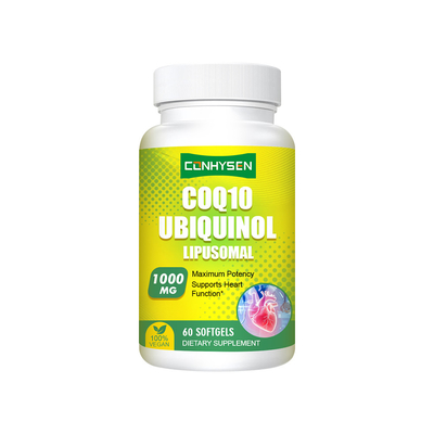 Atacado Personalizado COQ10 Ubiquinol Softgels Aumenta a Saúde Imunológica e Cerebral