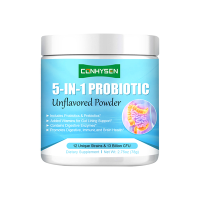 5 em 1 Probiótico em pó Promover a saúde digestiva Imune