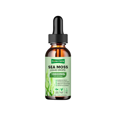 100% Vegano Mousse de Mar Gotas Líquidas Limpeza e Detox Produtor Suplemento