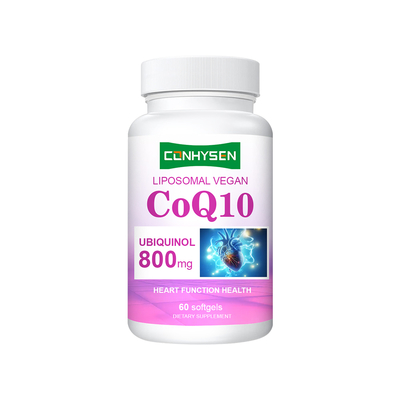 Softgels de CoQ10 da Fábrica do Fornecedor Promovem a Força Óssea e a Produção de Energia