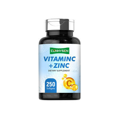 Cápsulas gelatinosas de vitamina C Suporte ao fabricante de suplementos para a saúde imunológica e digestiva