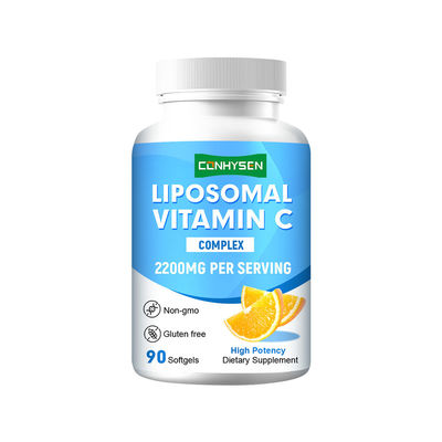 Softgels de Complexo de Vitamina C Lipossomal Suportam a Saúde da Pele Fabricante Personalizado