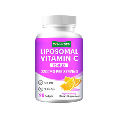 Suporte à Inflamação da Fábrica do Fornecedor Cápsulas Softgel de Vitamina C Lipossomal 2200mg