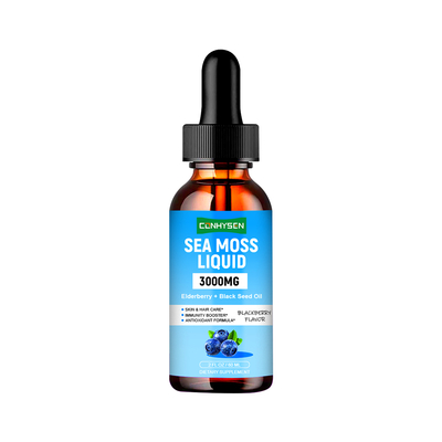 Suporte para o cuidado da pele e do cabelo Fabricante Fábrica 3000mg de gotas líquidas de musgo marinho