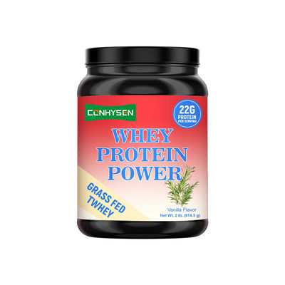 Proteína de soro de leite Potência Erva alimentada Tri Blend Proteína Suporta o crescimento muscular