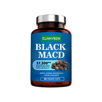 Fabricante Custom Maca Negra Força Máxima Resistência Suporte de Vitalidade