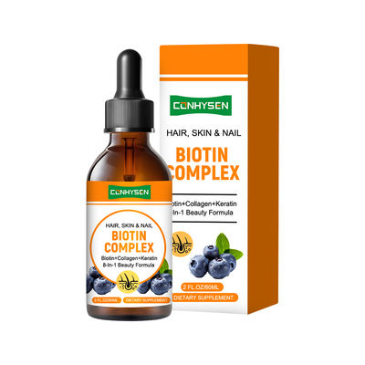 Fórmula de Beleza Biotina Colágeno Queratina 8-em-1 para Cabelo, Pele e Unhas - Atacado e Personalizado
