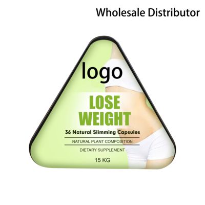 Capsulas de emagrecimento Caixa de ferro Suporte controle do apetite Energia limpa impulsionar Venda quente