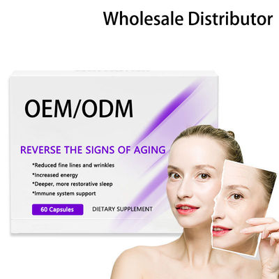 Private Label Anti-Aging Capsules Vegan Collagen Capsules for Skin Beauty